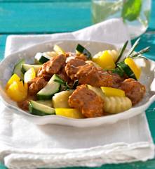 Schnitzeltopf mit Gnocchi