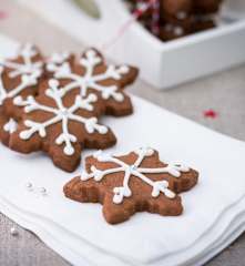 Galletas de cacao, almendra y canela