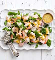 Citrus seafood salad