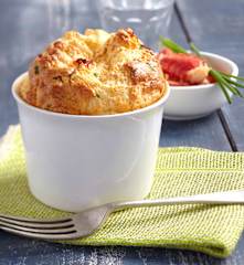 Soufflé de crabe aux fines herbes