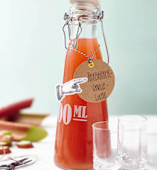 Rhabarber-Vanille-Likör