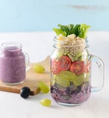 莓果醬葡萄起司沙拉