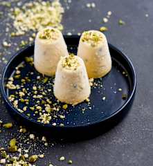 Kulfi de manga e açafrão