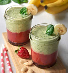 Smoothie dwukolorowe
