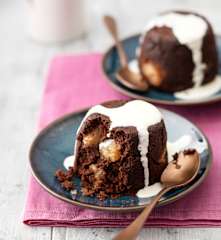 Steamed Chocolate and Pear Pudding