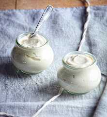 Cremoso alla soia (con fermenti per yogurt )