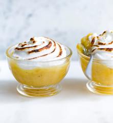 Compote meringuée pomme-ananas