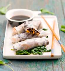 Azjatyckie spring rolls