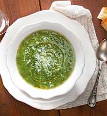 Cream of chard soup