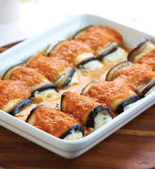 Canelones de beringela