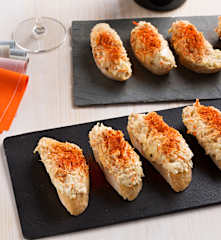 Tosta de surimi y atún