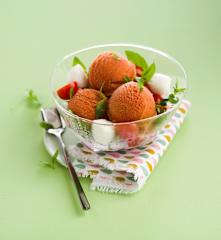 Sorbet tomate-basilic