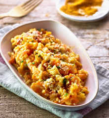 Curry-Möhren-Risotto