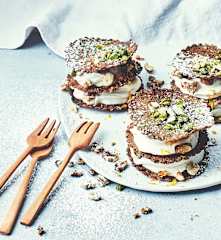 Mille-feuille miel-sarrasin, chantilly à l'orange