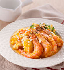 金沙花椰海鮮燒