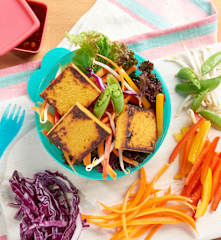 Soy-Free Tofu with Sriracha Sauce