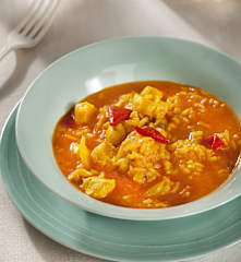 Arroz caldoso con especias