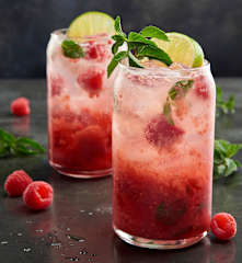 Mojito de zmeură