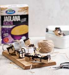 Jaglane batony z migdałami