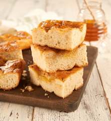 Focaccia with Rosemary and Honey