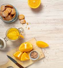 Orangenpaste