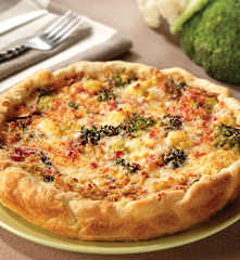 Quiche met kool en broccoli