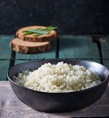 Arroz jazmín al vapor con té limón