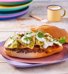 Torta de chilaquiles de la Condesa