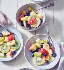 Marinierter Obstsalat