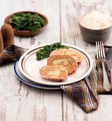 Rolada mięsna z serem żółtym i boczkiem na Varomie