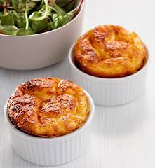 Quick Cheese Soufflés