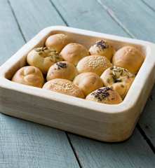 Spelt bread rolls