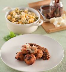 Kotlety (croquetas) z indyka nadziewane mozzarellą