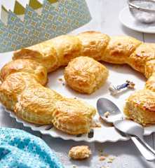 Couronne feuilletée à la frangipane