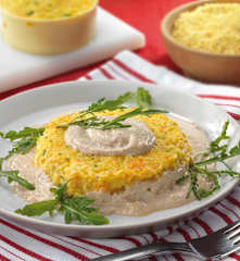 Mattonelle di miglio in salsa