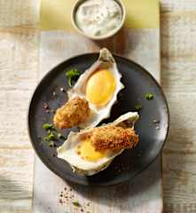 Sylter Landei mit gebackener Auster