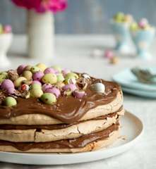 Chocolate Meringue Stack