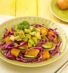 Kuřecí chilli salát s citrusy