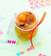 Confiture de mirabelles au thé vert