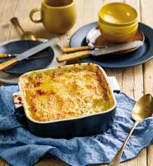 Empadão de bacalhau e camarão