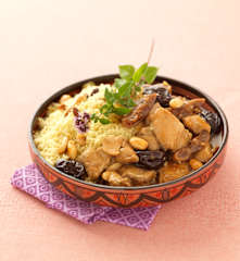 Chicken tagine with honey and prunes