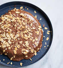 Bolo de mousse de chocolate