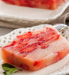 Strawberry and Pear Terrine