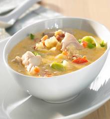 Fischsuppe mit Gemüse
