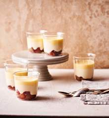 Welfenspeise mit Trauben