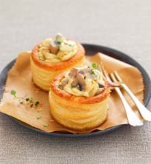 Bouchées à la reine au tofu fumé