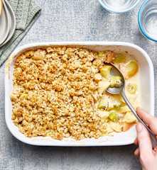 Crumble pomme-kiwi