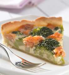 Brokkoli-Lachs-Quiche