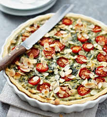 Quiche épinard-tomate