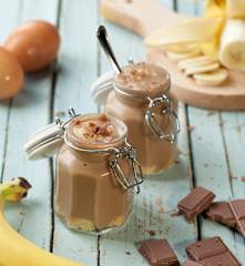 Crema al cioccolato e banana